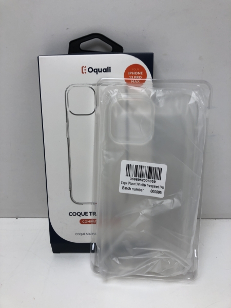 Oquali Coque iPhone 13 Pro Max Transparent TPU 