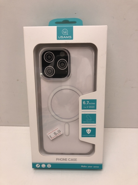 Coque iPhone 15 Pro MagSafe Transparente Usams
