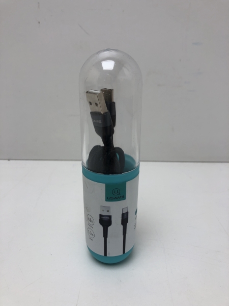 Cable tressé USAMS en tube 1M TYPE-C