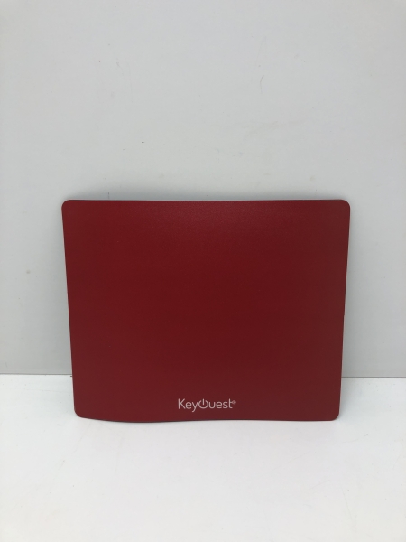 Tapis de souris - Rouge uni 22x18 cm Plastifié - Pour bureau et ordinateur