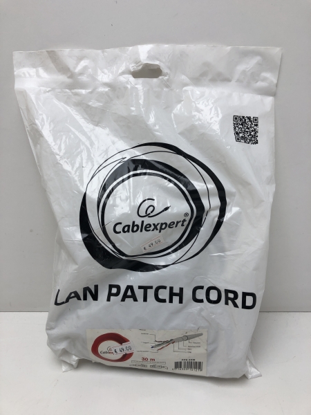 Câble réseau patch RJ45 Cablexpert - FTP Cat6 30m Gris pour réseau informatique