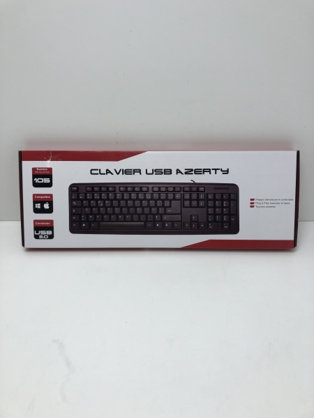 Clavier Filaire Uptec USB Noir