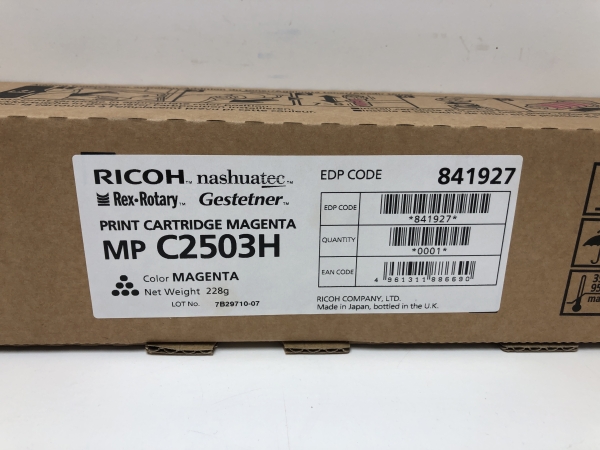 Toner laser origine RICOH MP C2503H Magenta