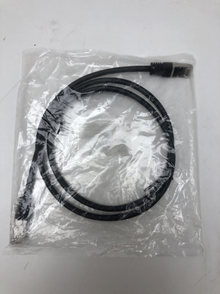 Câble RJ45 Cat5 - 1m Noir AWG 26/8 Conducteurs, FTP, RJ45 8 Contacts Dorés, Pour Réseau Informatique