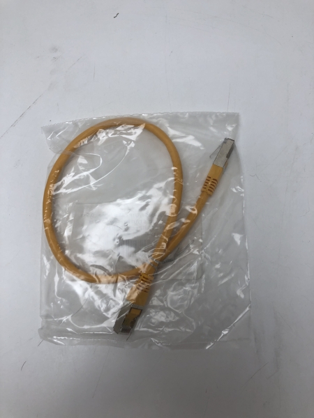 Cordon Patch RJ45 F/UTP Cat6 jaune 0.5m