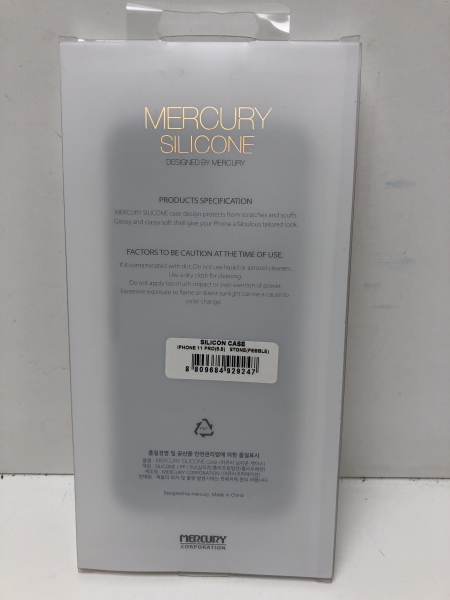 Coque iPhone 11 Pro Silicone Case Goospery MERCURY Gris Stone