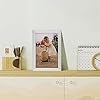Cadre Photo 10x15 Bord Étroit Blanc - Affichage Mural ou Sur Table, Usage Décoratif