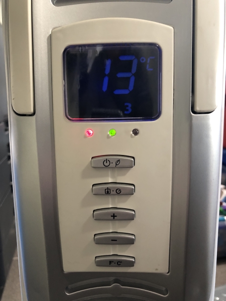 Radiateur à bain d'huile Drexon 2000W - Chauffage d'appoint avec thermostat électronique et écran LCD pour maison ou bureau
