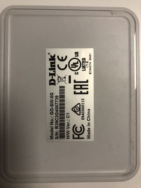 Switch D-Link GO-SW-5G - 5 ports Ethernet