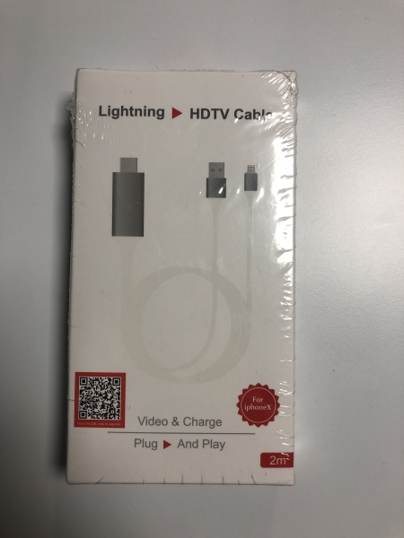 Câble Lightning vers HDTV - Adaptateur Apple pour connexion HDMI