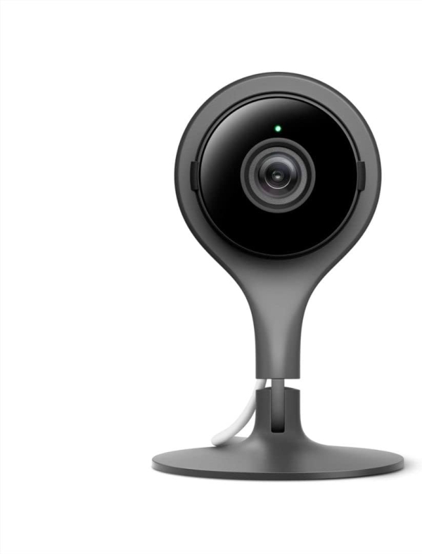 Caméra de sécurité Google Nest Cam Indoor 1ère Gen - FHD - Enregistrement 24/7 pour surveillance intérieure