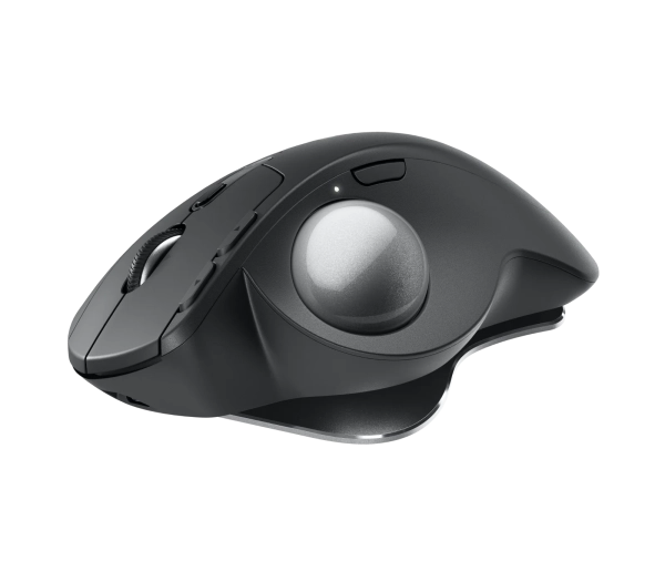 Souris trackball Logitech MX Ergo - Sans fil, Ergonomique, Bluetooth + Unifying, Batterie rechargeable