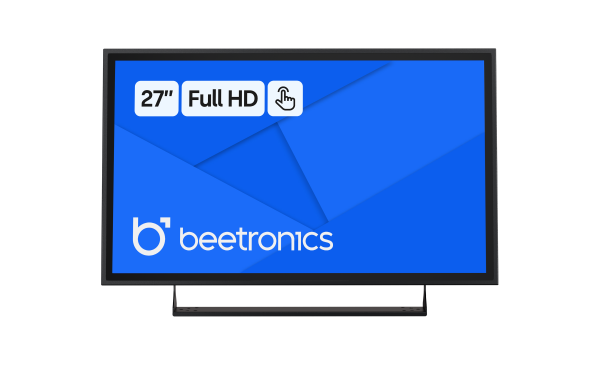 Écran tactile industriel Beetronics 27TS7M - 27" IPS - 1080p - multi-touch capacitif, HDMI/DP/USB-C/VGA