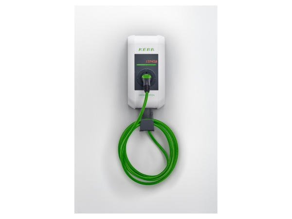 Borne de charge KEBA KeContact P30 KC-P30-ESS40022-E00 - 22 kW, RFID, Gestion énergétique, Prise Type 2