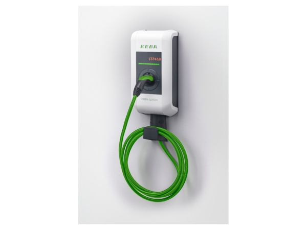Borne de charge KEBA KeContact P30 KC-P30-ESS40022-E00 - 22 kW, RFID, Gestion énergétique, Prise Type 2