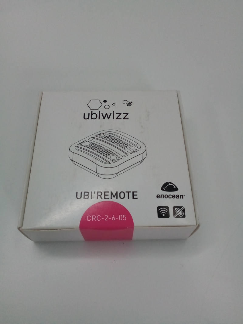 Télécommande Ubiwizz Ubi'Remote - EnOcean sans pile, 2 canaux, Compatible domotique