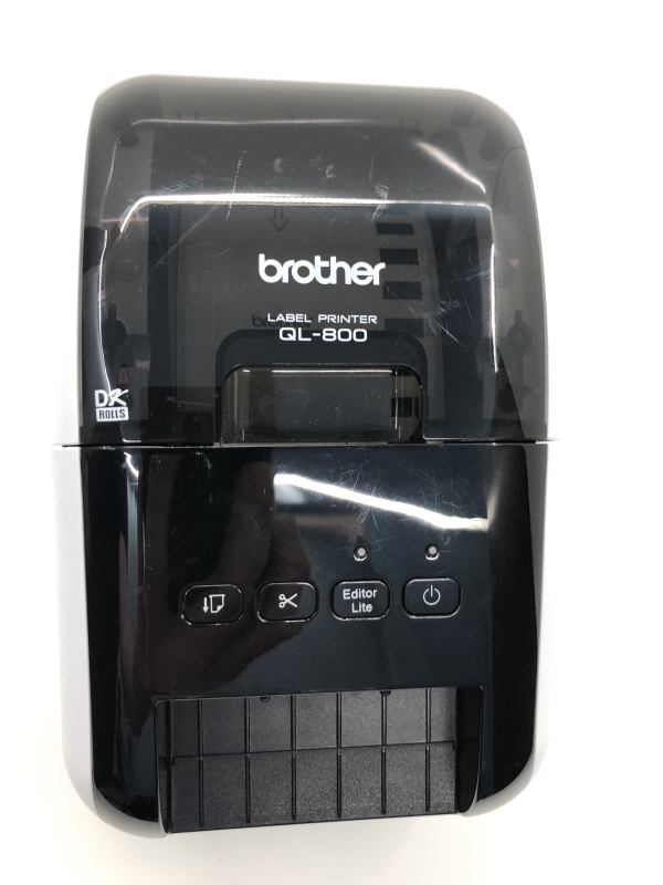 Imprimante d'étiquettes Brother QL-800 - Impression thermique directe - Rayures dessus
