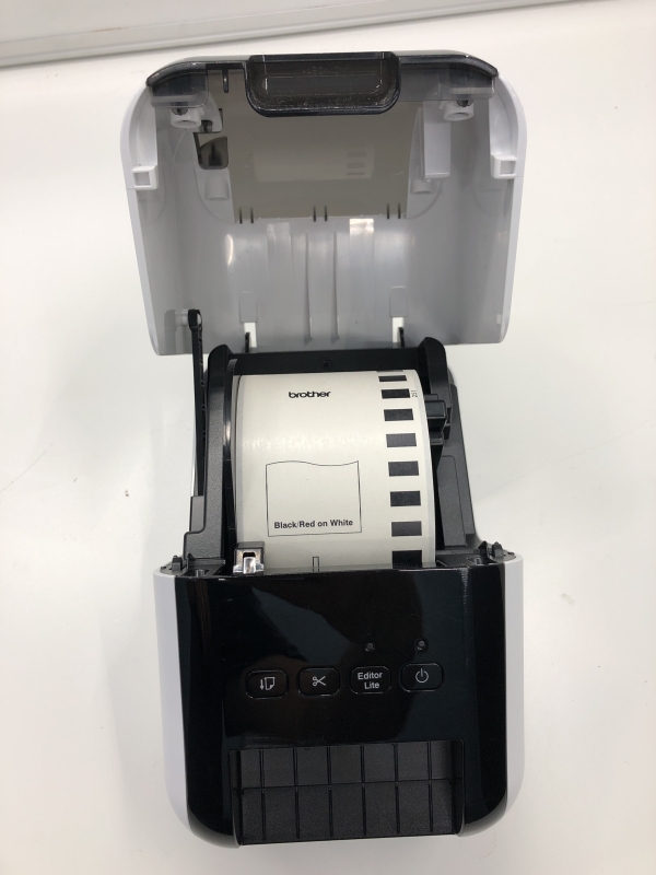 Imprimante d'étiquettes Brother QL-800 - Impression thermique directe - Rayures dessus