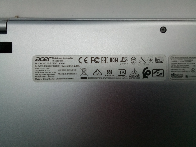 PC Portable ACER Swift 1- 14