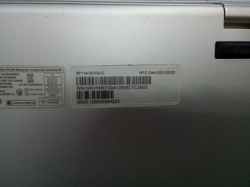 PC Portable ACER Swift 1 - 14 