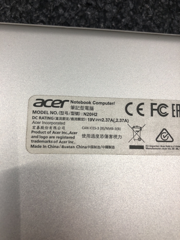 PC Portable ACER Swift 1 - HS châssis écran - Pas de chargeur - Pour pièces