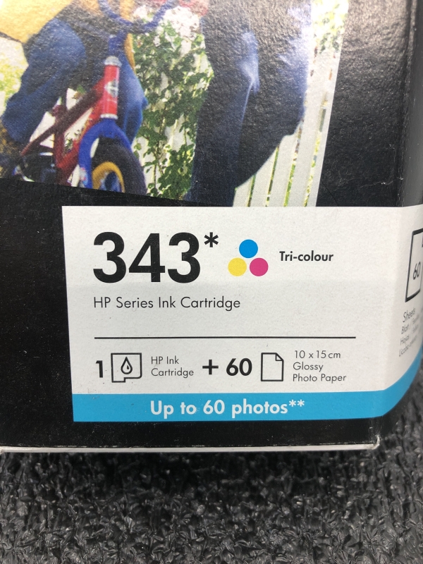 2 Cartouches encre imprimante HP 343 couleur - 1 starter pack - 1 cartouche seul