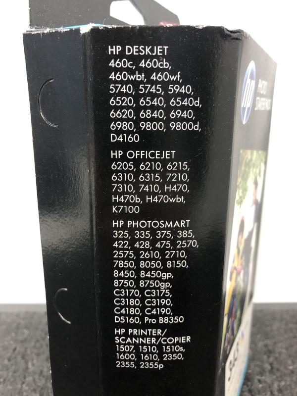 2 Cartouches encre imprimante HP 343 couleur - 1 starter pack - 1 cartouche seul