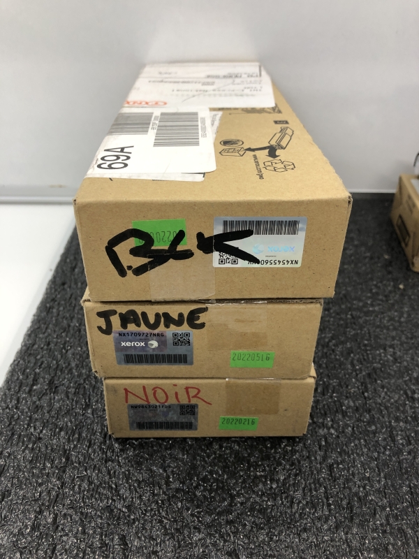 Toner XEROX C400 C405 - 1 Jaune, 2 Noirs, 1 Rouge - Compatible Imprimante Laser