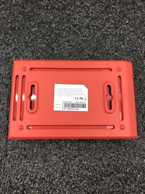 Switch Ethernet LEVEL ONE - 5 ports RJ45, Alimentation incluse, pour réseau domestique ou bureau