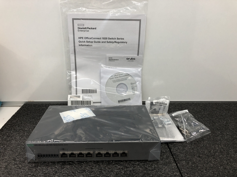 Switch HP ARUBA J9979A - HPE OfficeConnect 1820 8G - 8 Ports RJ45 Manageable pour Réseau Bureau