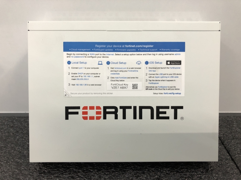 Firewall Fortinet FortiGate 60F FG-60F - 10xRJ45 + 1 console USB pour réseau sécurisé