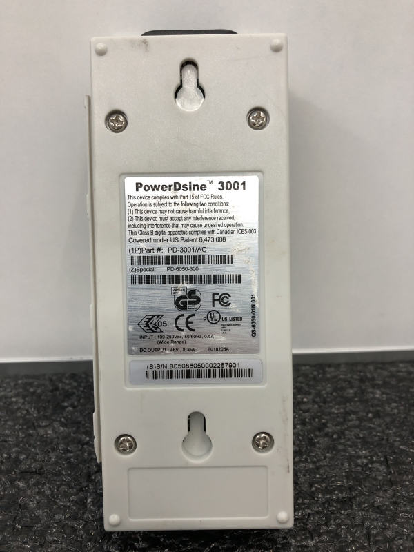 Injecteur PoE PowerDsine 3001 - Alimentation PoE et Réseau pour Appareils Réseau et Télécom