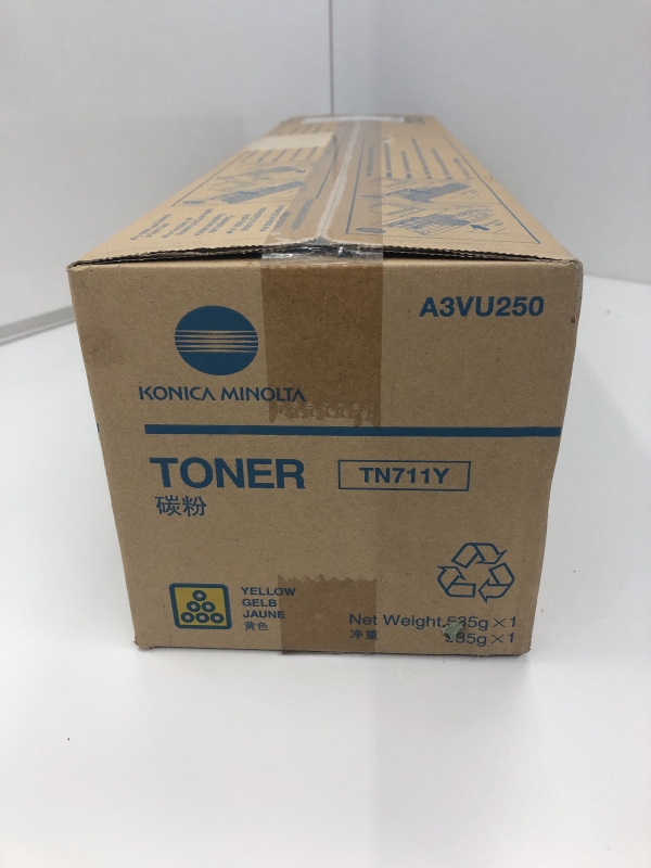Toner Jaune KONICA TN711 - 31.500 Pages pour Konica Minolta Bizhub C654/C654e/C754/C754e