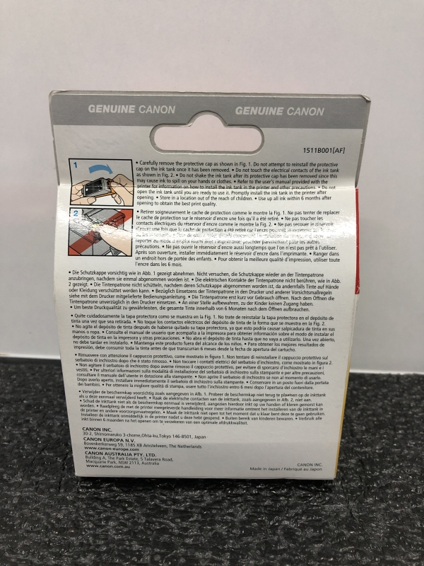Cartouches d'encre couleur Canon 36 - Lot de 2 pour imprimante Canon PIXMA, Impression couleur