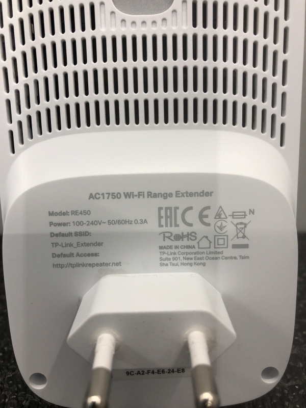 Répéteur Wifi TP-LINK RE450 - Bi band 2.4 et 5 GHz - Amplification de signal pour maison et bureau