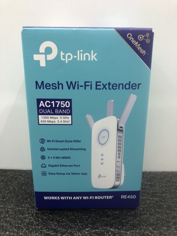 Répéteur Wifi TP-LINK RE450 - Bi band 2.4 et 5 GHz - Amplification de signal pour maison et bureau