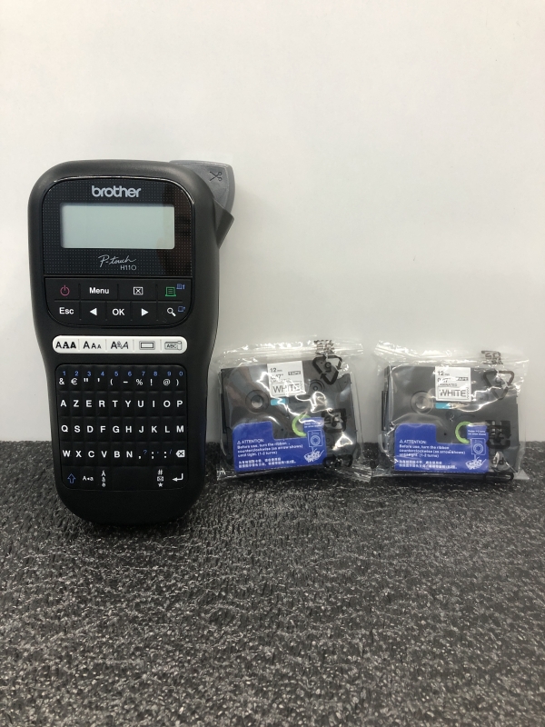 Étiqueteuse Brother H110 - Écran LCD, 2 Recharges Neuves - Pour Organisation et Étiquetage
