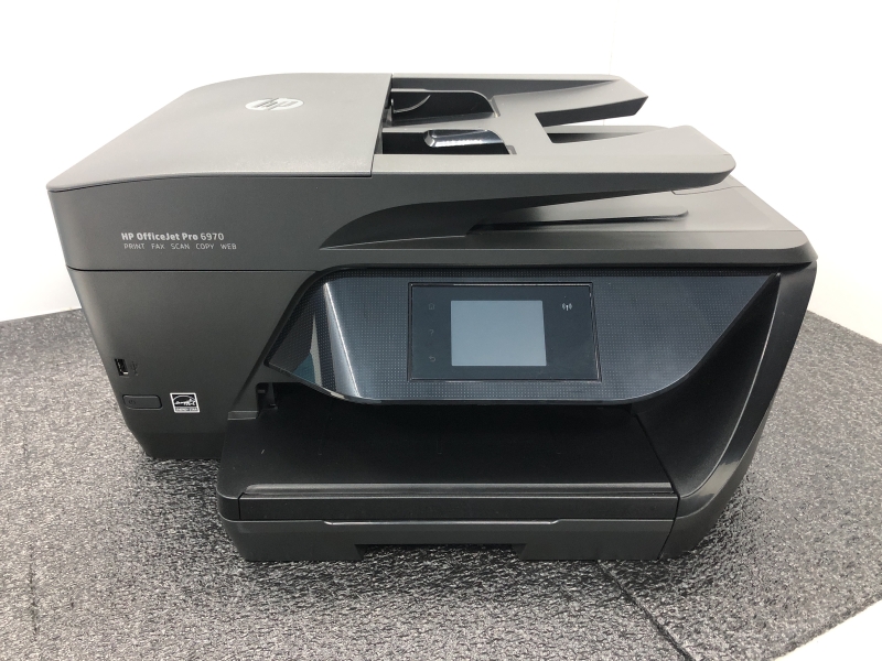 Imprimante - HP officejet 6970 - Jet d'encre - USB - Wifi - 1 Bac - Scanner - Alimentation - Cartouche noir installer neuve + 3 couleurs neuve