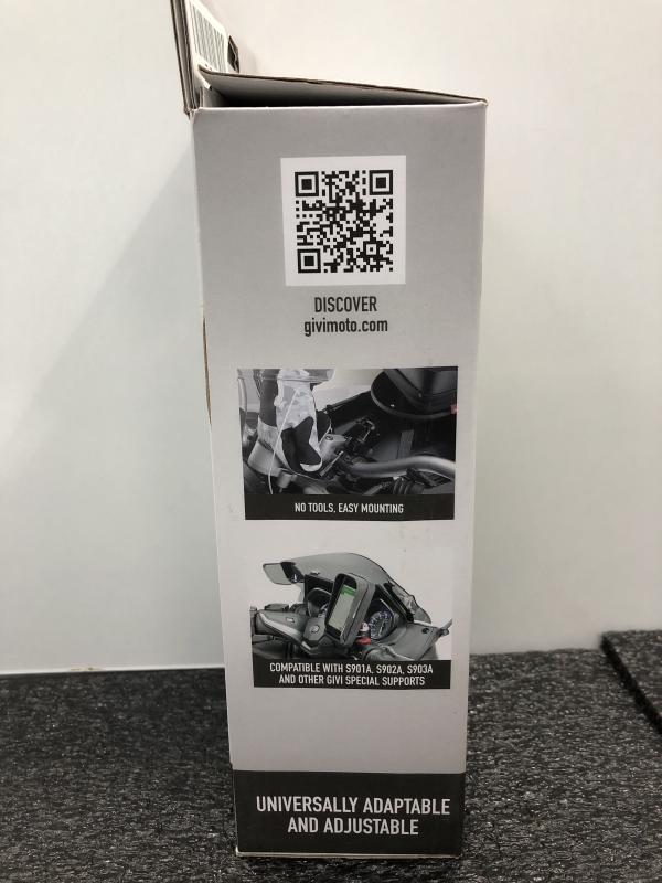Support étanche Smartphone - GIVI - Fixation pour Scooter moto vélo - Dimensions intérieures: 81x160 mm - Housse de pluie - Boite -  Réglable 360°