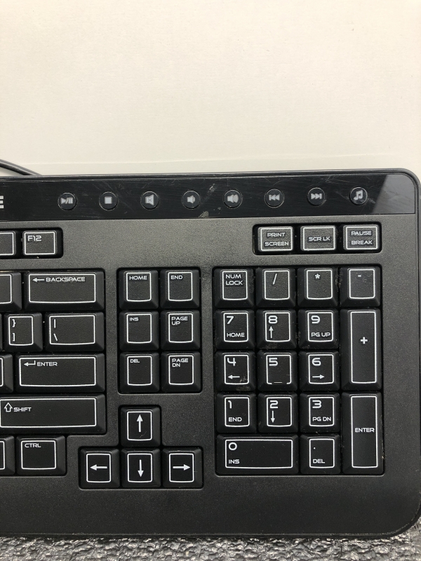 Clavier Gaming ALIENWARE - Qwerty, Rétroéclairé, USB, Compatible PC et Mac