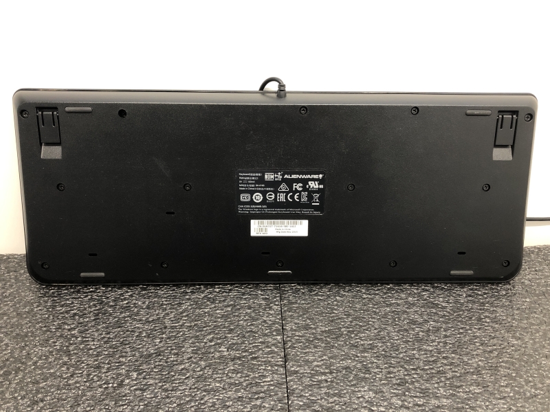 Clavier Gaming ALIENWARE - Qwerty, Rétroéclairé, USB, Compatible PC et Mac