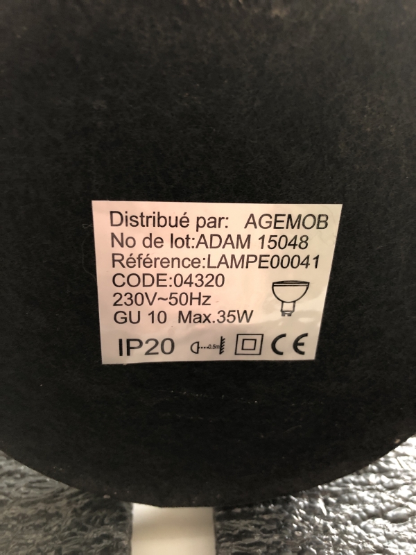 Lampe de bureau Vintage AGEMOB 04320 Éclairez avec Élégance 