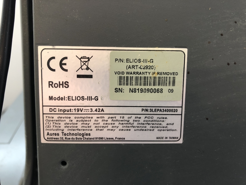 Caisse enregistreuse ELIOS-III-G - Écran tactile Intel Atom D2550 2 Go RAM HDD 256 Go Windows 7 Pro pour commerce