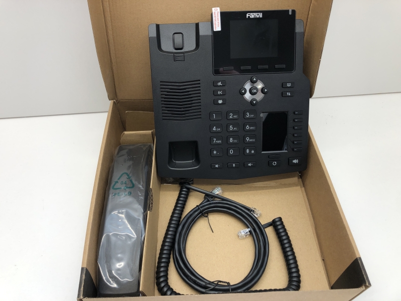 Téléphone IP FANVIL X4G - Écran Couleur HD, 4 Lignes SIP, PoE, Compatible VoIP pour Bureau