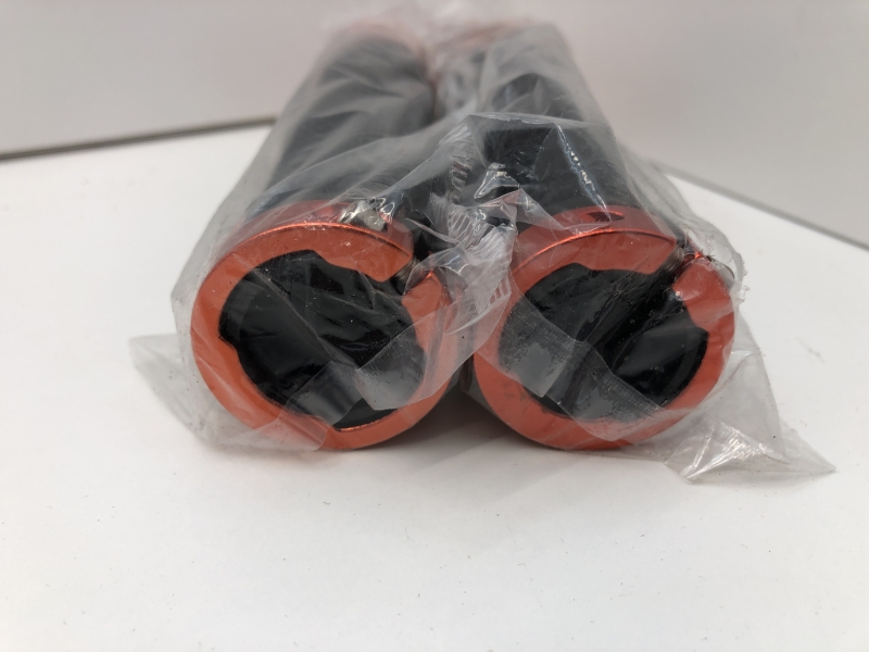 Poignée de vélo KIFFY - Rouge anodisé - Compatible avec vélos urbains et VTT