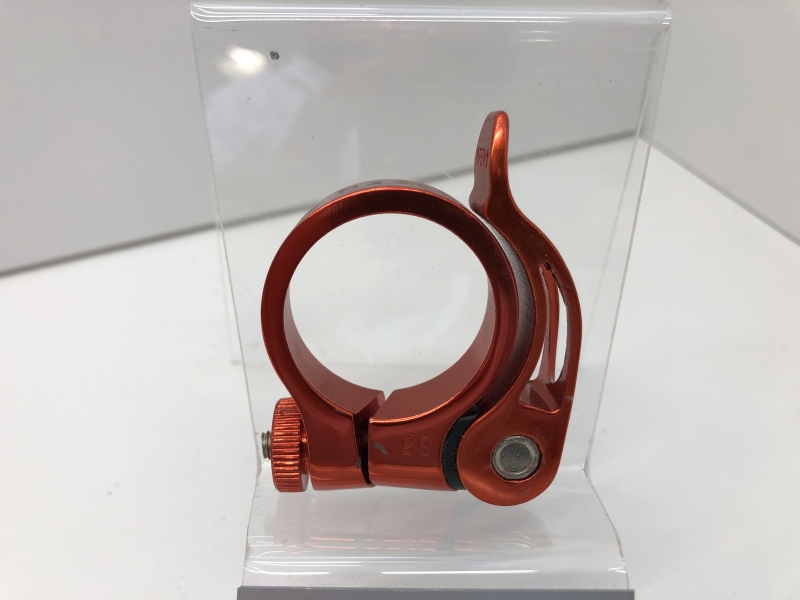 Collier de selle anodisé rouge KIFFY - Aluminium léger pour vélo urbain ou VTT