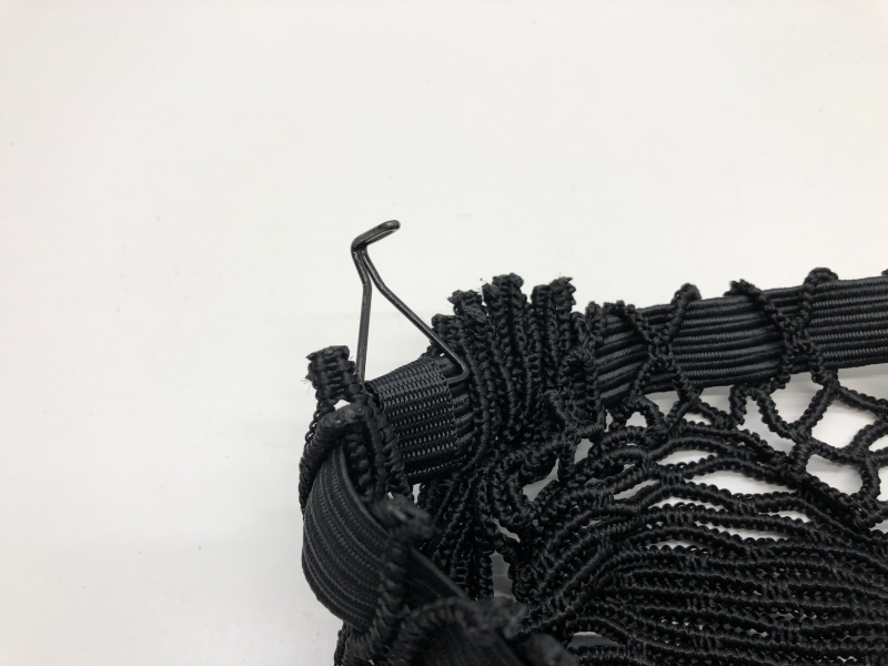 Filet élastique noir