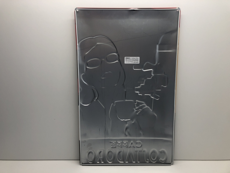 Plaque décorative en tôle Neon-Consulting Caffe Costadoro - Design rétro pour décoration murale intérieure