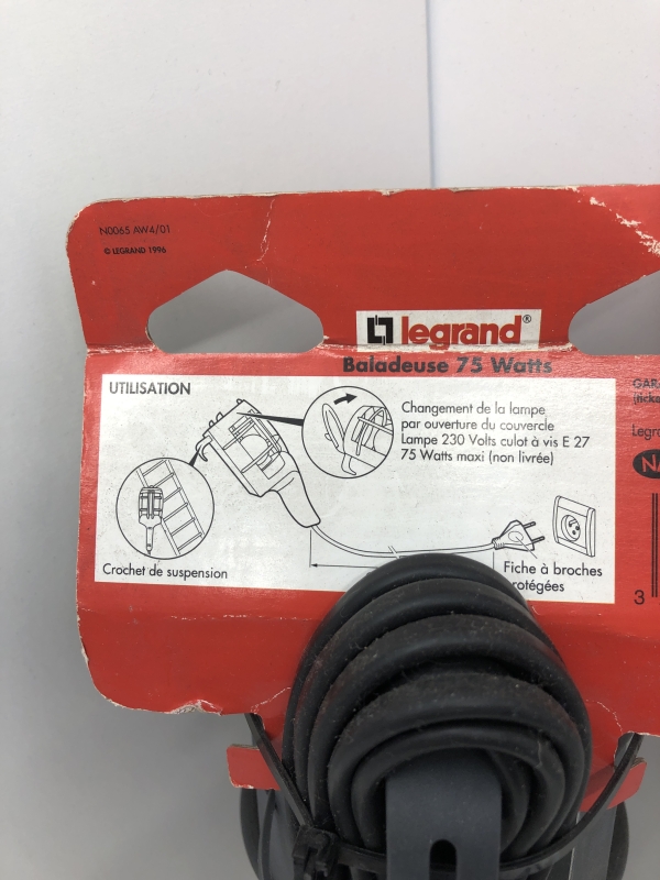 Baladeuse LEGRAND - 75 watts - Sans ampoule
