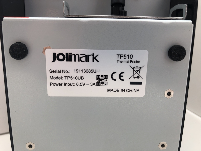 Imprimante ticket JOLIMARK TP-510 - Thermique directe, USB 2.0, Bluetooth, 100 mm/s, 203 DPI pour commerce